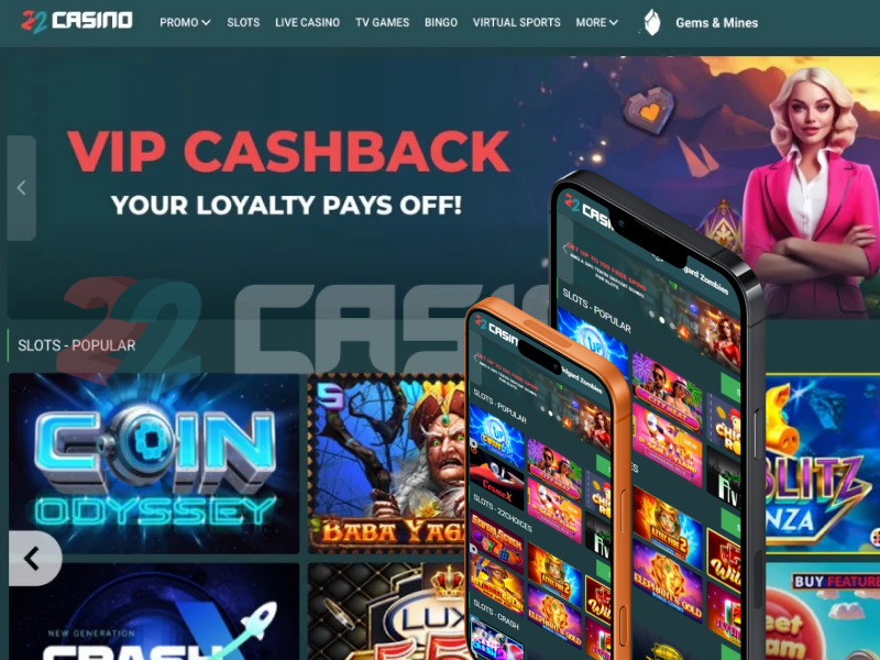 22Casino Österreich | Top Online Casino & Live Sportwetten 2026